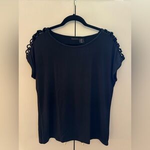 NWT Tahari Blouse with Shoulder Detail Size Medium